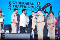 NTR at Cyberabad Traffic Police Annual Conference